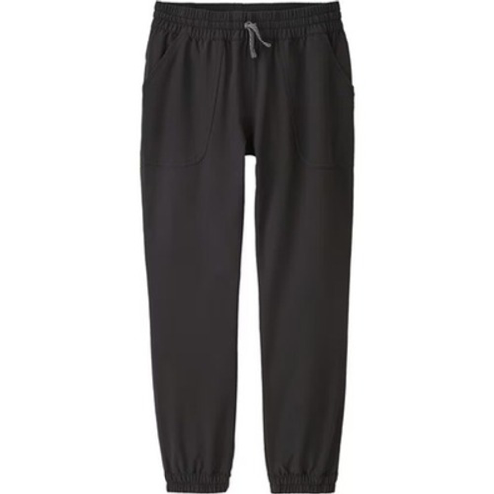 Patagonia Kids XL 14 Black Foxglenn Joggers Hiking Pants Travel Activewear